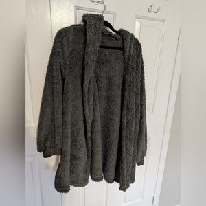 Bloomchic Fluffy Green Sweater